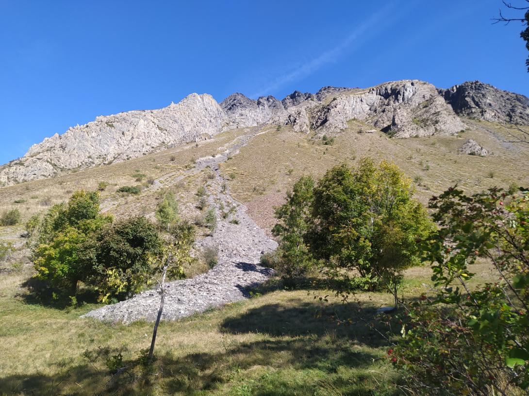 Cône de déjection Les Clôts