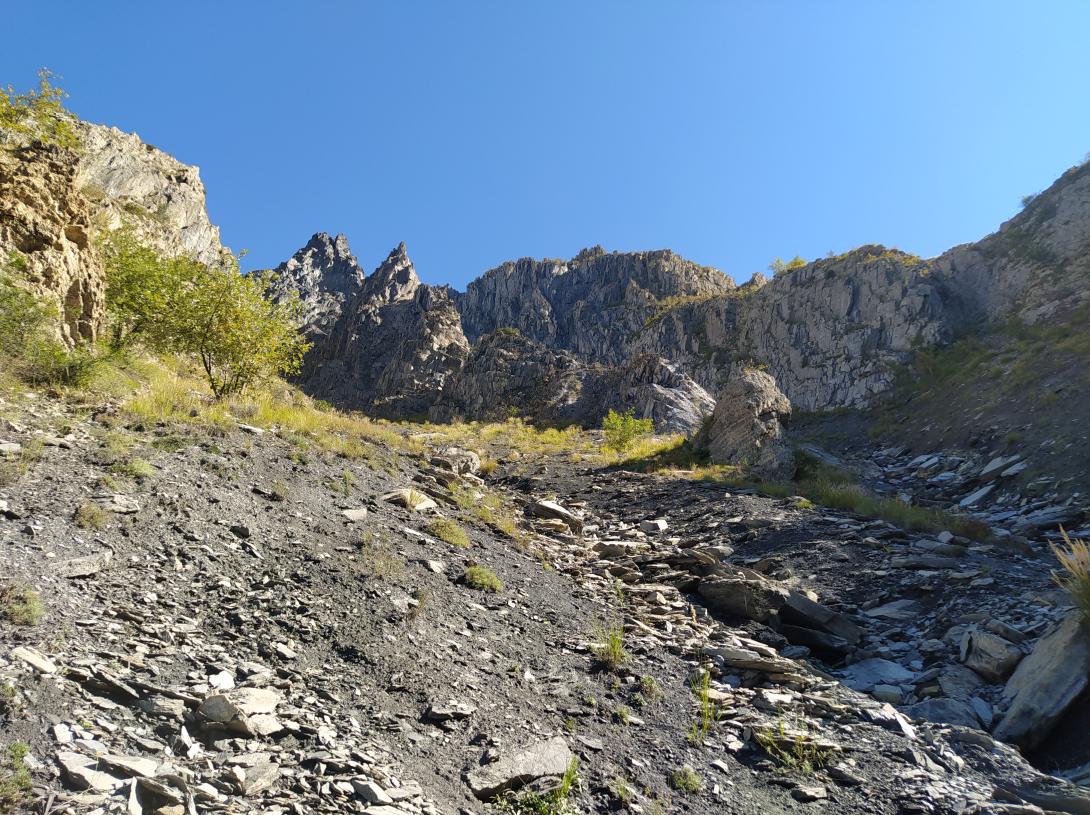 Escarpements rocheux